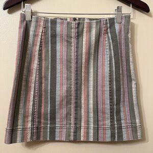 Striped Multicolor Women's Skirt